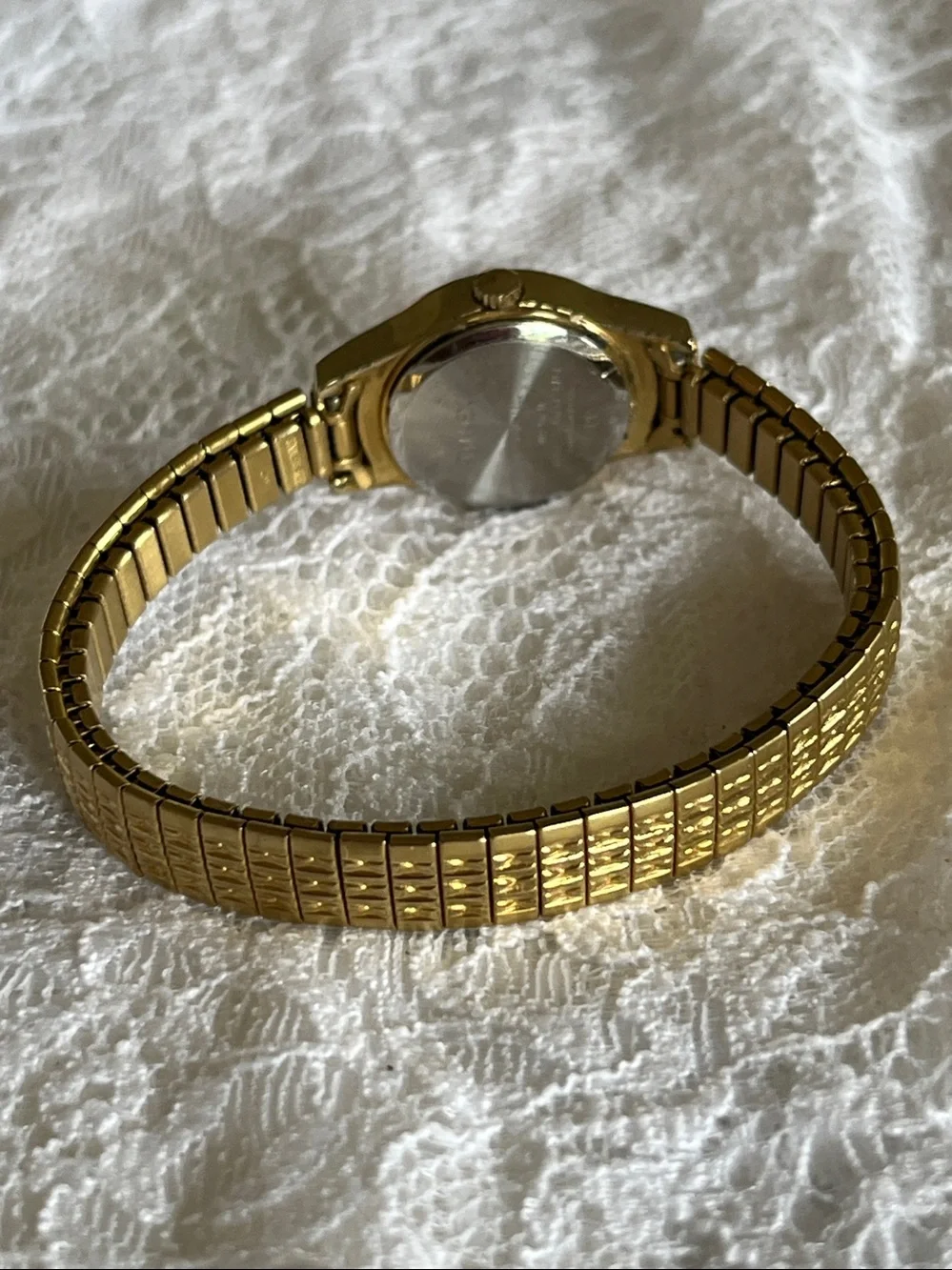 Timex Gold-Tone Ladies Stretch Bracelet Watch